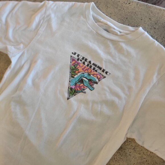Jurassic Park Womens Pop Color T Shirt Excellent Condition Size XS - Picture 2 of 8